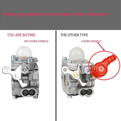 Carburetor for Craftsman b210 b2200 b2000 Leaf Blower Parts CMXGAAM204101 41AR25B2793 CMXGAAMR25BL 41BR25BL793 CMXGAAMRBL25 41ARBL25793 CMXGAAMRBL25 41BRBL25793 25cc Engine Blower Tune Up Kit