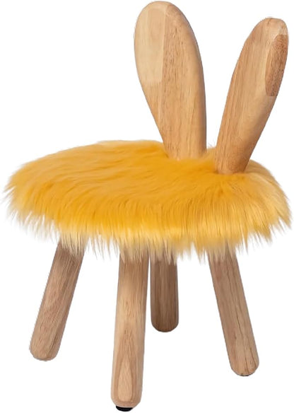 Wooden Toddler Chair Rabbit Stool Suitable for A Variety of Color Rest Stool for Any Room Decoration Game Room Cute Chair