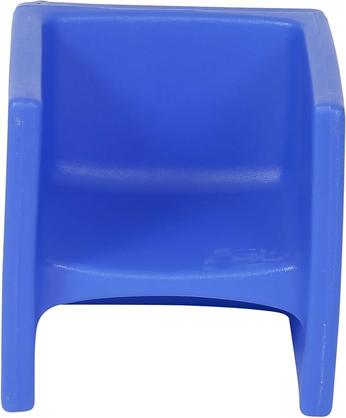 Children's Factory 3-in-1 Cube Chair for Kids, Flexible Seating Classroom Furniture, 1-Pack, Blue