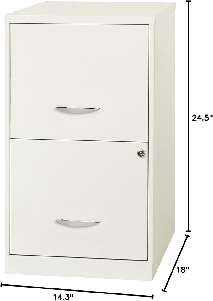 Lorell LLR14341WE - SOHO 18 2-drawer File Cabinet