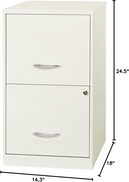 Lorell LLR14341WE - SOHO 18 2-drawer File Cabinet