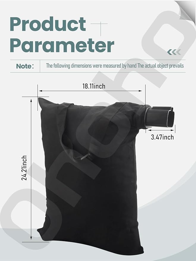 5140125-95 5140117-99 Leaf Blower Vacuum VAC Shoulder Bag - by Ohoho - for Black and Decker BV3100 BV2900 12 Amp Vacuum Blower