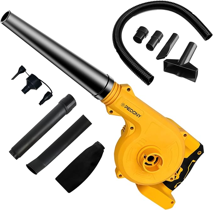 Mini Cordless Leaf Blower for Dewalt 20V Battery, Replace for DCE100B Air Blower, Vacuum150CFM Up to 120MPH, 2-in-1 Handle Electric Blower(Battery Not Included)