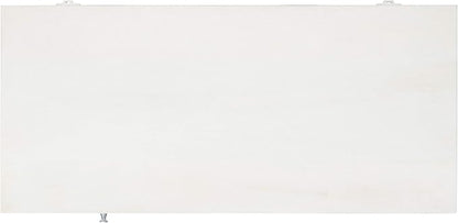 Safavieh Home Office Collection Marigold White Wash and Silver 1-Drawer Hairpin Leg Desk, 0