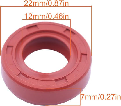 Oil Seal for Stihl FS38 FS40 FS45 FS46 FS50 FS55 FS56 FS70 FS83 BG86 BG45 BG46 BG55 BG56 BG66 BG85 BR45C BT45 FC55 FC56 FC70C FC73 FC83 Backpack Blower Edger Brushcutter 9639 003 1230