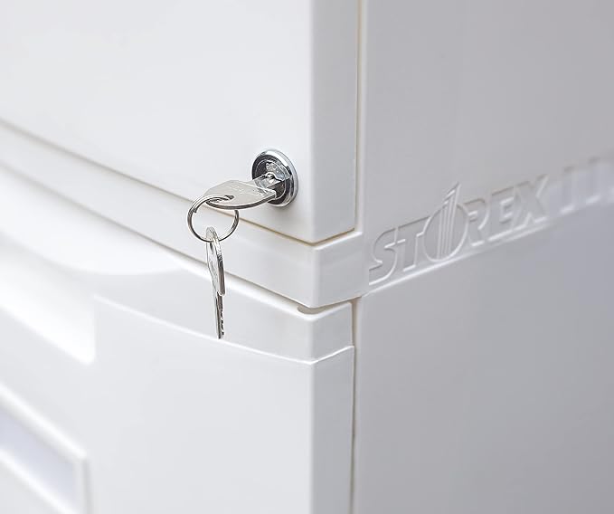Storex 61271B01C File Cabinet, 1-Pack, White
