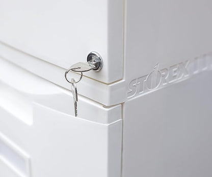 Storex 61271B01C File Cabinet, 1-Pack, White