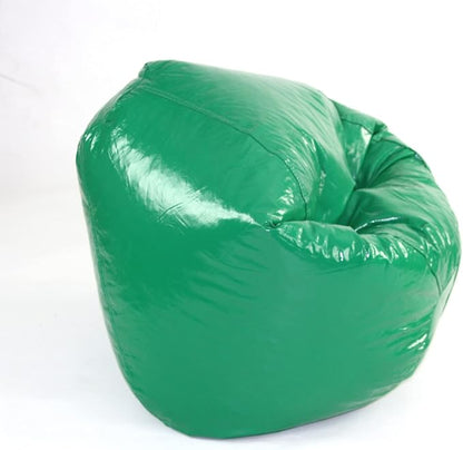 Wet Look Vinyl Bean Bags, Jr Child, Green