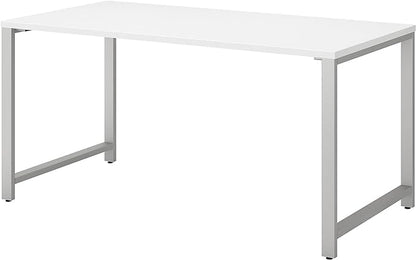 Bush Business Furniture 400 Series Table Desk with Metal Legs, 60W x 30D, White