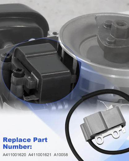 Ignition Coil Fit for Echo Leaf Blowers PB580 PB-580H PB-580T Fit for Shindaiwa EB600RT Replace A411001620 A411001621 A10058 OPPAMA