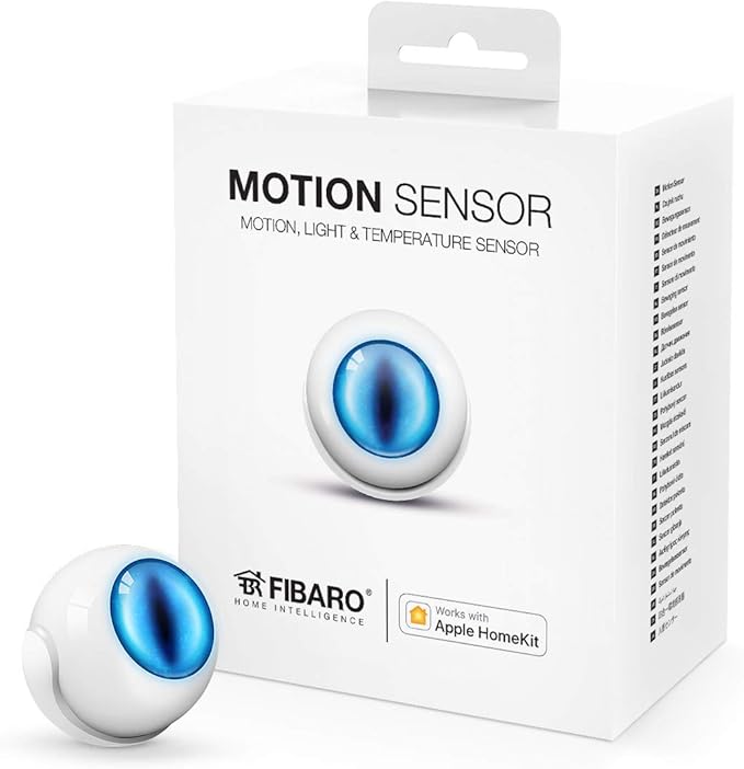 Fibaro USA FGBHMS-001 Motion Sensor, HomeKit-enabled Multi-Sensor