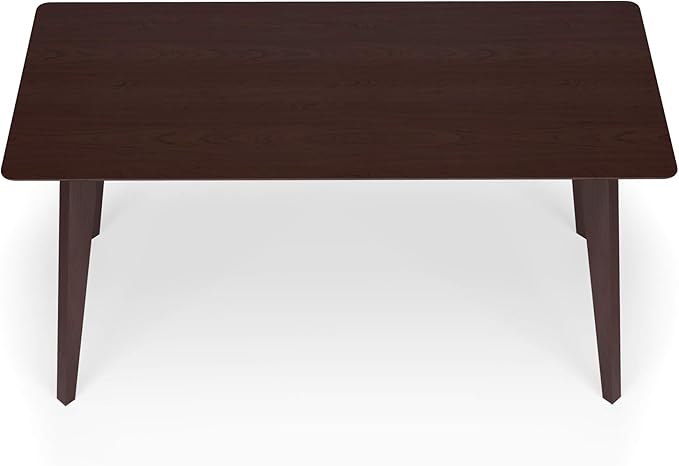 HON Basyx BSX55WPLMWMW Modern Home Office Wood Computer Desk, 55", Walnut