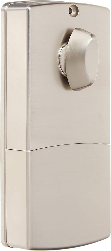 Honeywell Safes & Door Locks BLE Electronic Entry Deadbolt with Keypad, Square Faceplate, Satin Nickel