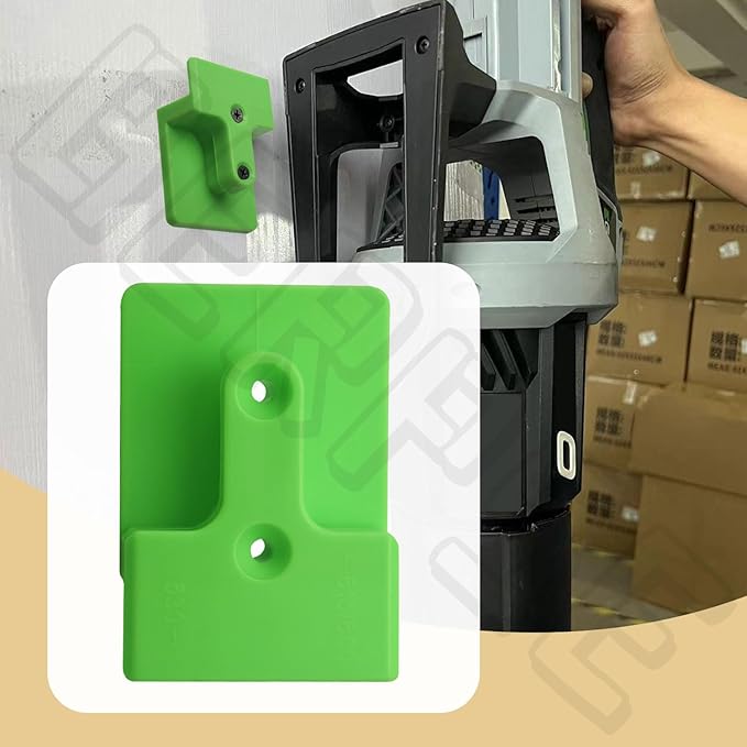 Blower Wall Mount/Mounting Bracket for EGO 530CFM 615/650CFM Leaf Blower, Suitable for Two Different Types of Blowers, Does Not Fit 765 CFM Vane Blower Models, W/Screws, Green