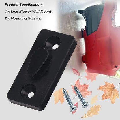 Leaf Blower Wall Mount Compatible with Milwaukee Leaf Blower M18 2724-20 2724-21, Plastic Wall Holder use for Hanging Leaf Blower - Mounting Bracket