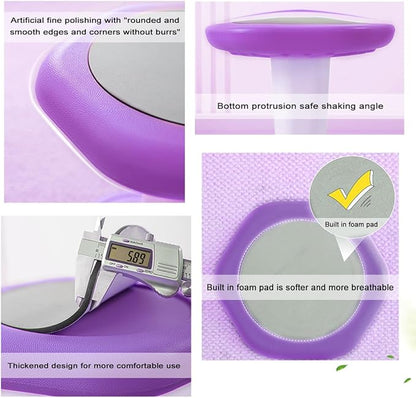 Active Chairs Kids Preschool Wobble Stool - Alternative Flexible Seating Balance Wiggle Stool for Classroom,Preschool,Kindergarten&Elementary School,Active Sensory Chairs,Ages3-8,Purple(14in)