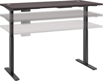 Bush Business Furniture Move 60 Electric Ergonomic Sit-Stand Computer Table for Home and Professional Office, 72W x 30D, Storm Gray