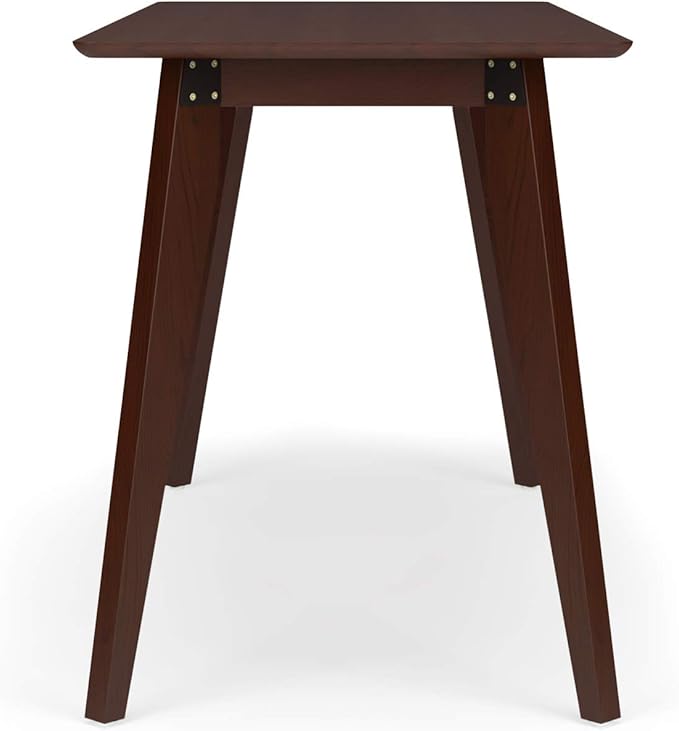 HON Basyx BSX55WPLMWMW Modern Home Office Wood Computer Desk, 55", Walnut