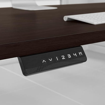 Bush Business Furniture Move 60 27-48-Inch Adjustable Desk, Black Walnut/Cool Gray Metallic (M6S6030BWSK)