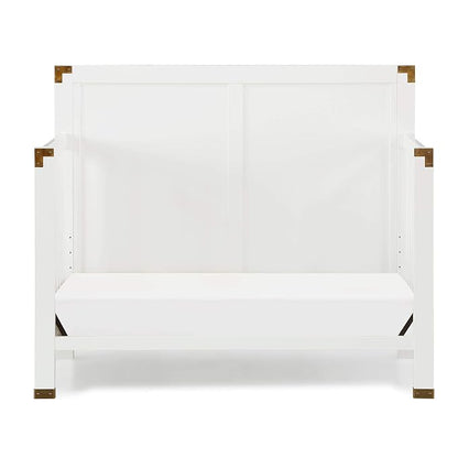 Baby Relax Miles 5-in-1 Convertible Crib, Nursery Furniture, Classic White