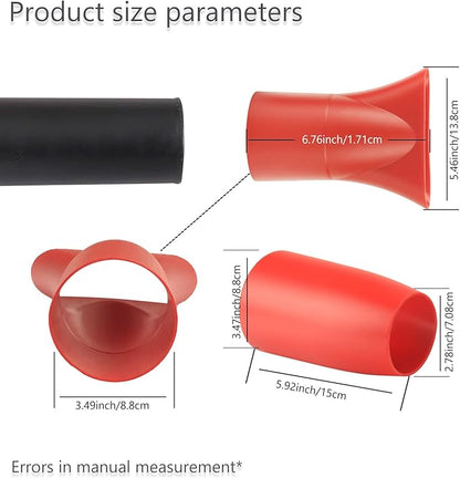 Leaf Blower Flat Tip Nozzle and Flare Nozzle Tip for Milwaukee M18 2724-20 & 2724-21 Fuel Leaf Blower, Work for Drying, Blow-Drying -Leaf Blower Flat Nozzle Tip
