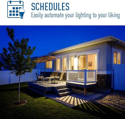 Cree Lighting Connected Max Smart Led Bulb Par38 Outdoor Flood Tunable White + Color Changing, 2.4 Ghz, Works with Alexa and Google Home, No Hub Required, Bluetooth + WiFi, 1Pk