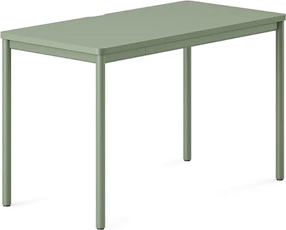 Branch Daily Desk - Functional At Home Office Desk with Effortless Assembly, Timeless Design, Rounded Corners, and Built-in Cable Notch - 36” W x 28.5” H x 24” D - Sage Work Table