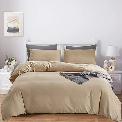Champagne Comforter Set Queen Beige Bedding Set Women Light Khaki Comforter Set Queen 3 PCs Durable Comforter Queen Khaki Bedding Set Breathable Light Champagne Bed Comforter Set