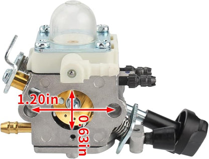 BG86 Carburetor for Stihl BG86 BG86C SH86 SH86C BG86CE BG86Z replace for 4241 120 0616, 4241 120 0607, 4241 120 0600, for Zama C1M-S261B, C1M-S261C with Muffler Stub Spark Arrestor w/Screen