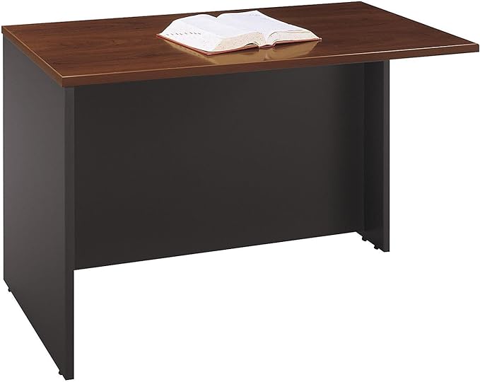 Bush Furniture BSHWC24424 Series C Collection 48W Return Bridge Hansen Cherry