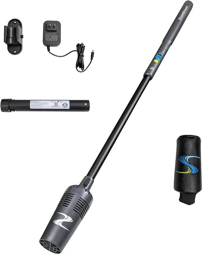 Breeze - Lightweight Cordless Stick Blower for Home, Patios, Condos, Golf course, Pickleball Court, RV and All of Your Outdoor Activities