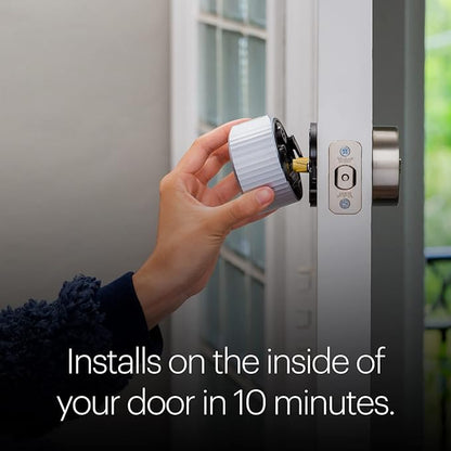 August Home Silver Wi-Fi Smart Lock and Smart Keypad, Keyless Door Lock for Front Entry Door, Great for Guests and Vacation Rentals, ‎AUG-SL05-KY1-S05