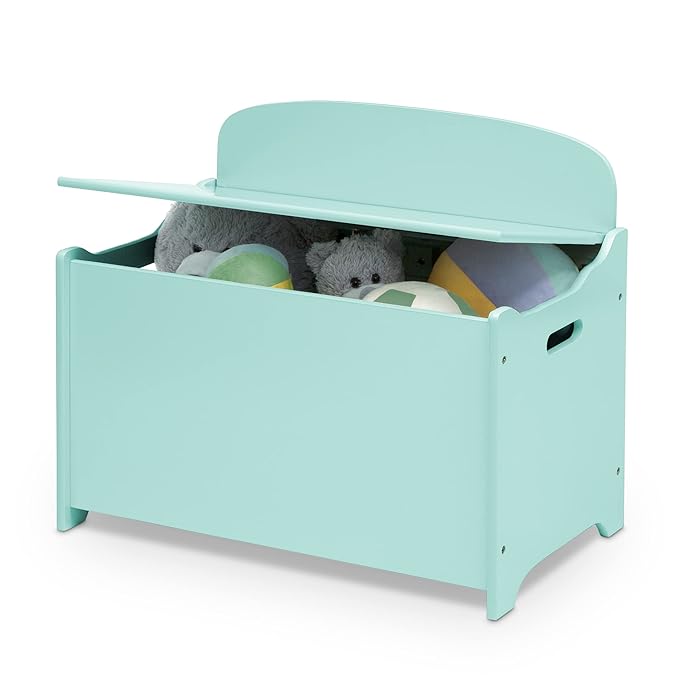 Delta Children MySize Deluxe Toy Box, Mint