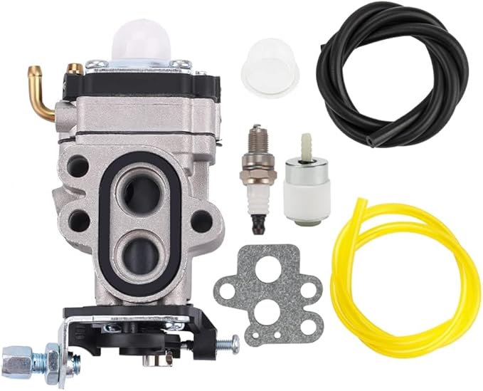 130BT Carburetor for Husqvarna 130 BT 530BT Backpack Blower Parts RedMax Leaf Blower EBZ3050RH EBZ3000RHCA Parts 504116101 Carb with Spark Plug Primer Bulb Fuel Line Filter Kit