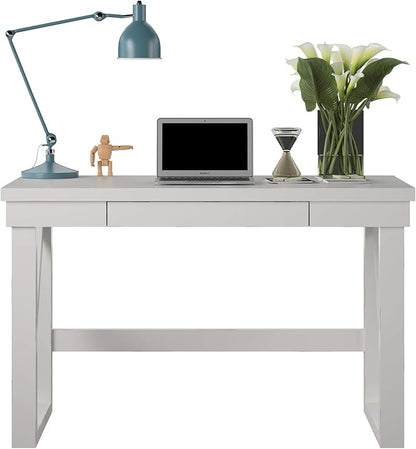 Ameriwood Home Crestwood, White Computer Desk,