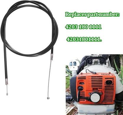 Throttle Cable Fits for Stihl BR320 BR340 BR380 BR400 BR420 Blower Replaces 4203 180 1111 42031801111