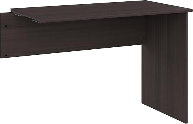 Bush Furniture Cabot 42W Shell Desk Return, 48W x 24D, Heather Gray