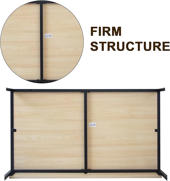 42 inches Computer Desk, Home Office Desks, Small Desk for Bedroom, Modern Simple Style Laptop Table, Study Student Writing Desk, Nature