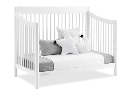 Delta Children Brooks 6-in-1 Convertible Crib - Greenguard Gold Certified, Bianca White