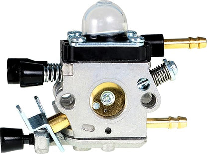 Carburetor with Fuel Line Assembly Kit Replacement for Stihl 45 55 65 85 SH55 42291200606 C1Q-S68G Leaf Blower