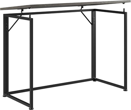 Techni Mobili Space Saving Folding Desk, Grey
