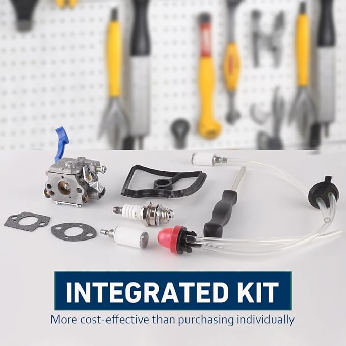 Huztl 125BV Carburetor Kit for Husqvarna 125B Handheld Leaf Blower 590460102