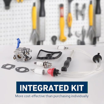 Huztl 125BV Carburetor Kit for Husqvarna 125B Handheld Leaf Blower 590460102
