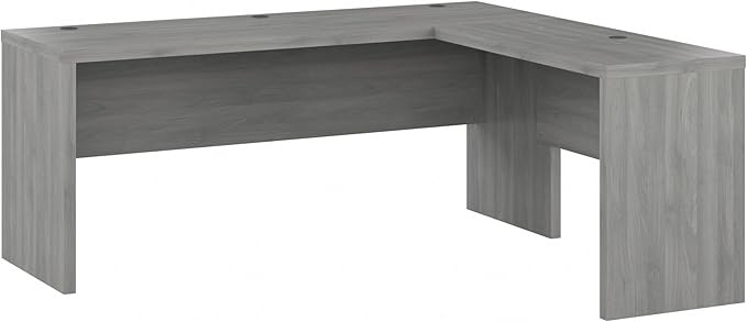Bush Business Furniture Echo L Shaped Computer Desk, 72W, Modern Gray
