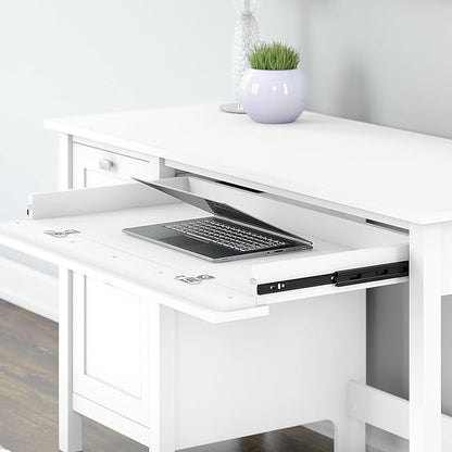 Bush Furniture Computer Desk, Pure White