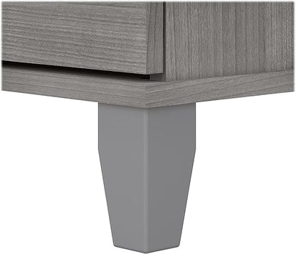 Bush Somerset 2-Drawer Lateral File Cabinet, Letter/Legal, Platinum Gray, 30-Inch (WC81280)
