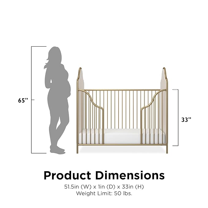 Little Seeds Piper Toddler Conversion Kit, Gold