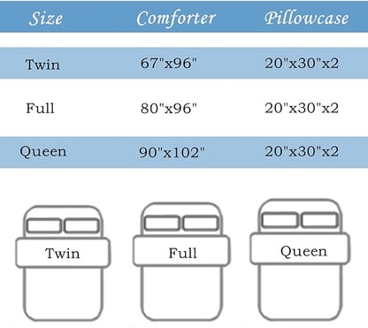 Butterfly Comforter Set for Kids Teens Girls Women,Daisy Kids Comforter,1 Comforter with 2 Pillowcase, Microfiber 3 Piece Bedding Set,for All Seasons(Purple，Queen Size)