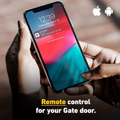 ismartgate Mini Smart gate Opener - Universal WiFi Remote Controller Compatible with Alexa, Google Home, IFTTT, iPhone, Android,Door Left Open Alert, Door Security Systems. No Hub Needed.