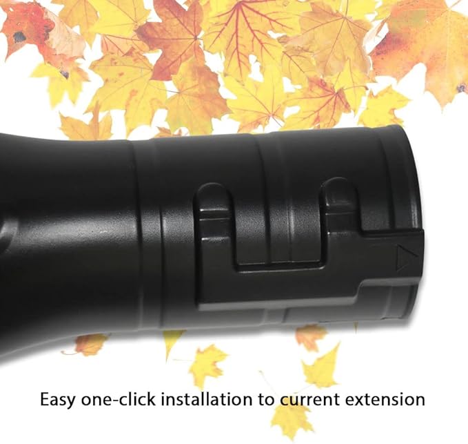 197889-6 Blower Flat End Nozzle, Compatible with 18V X2 36V Hand held Blower, Fits XBU03 & XBU02Z Model